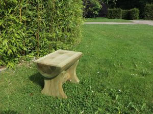 Gartenhocker "Rustika" -KDI- 0,50 m VE = 006