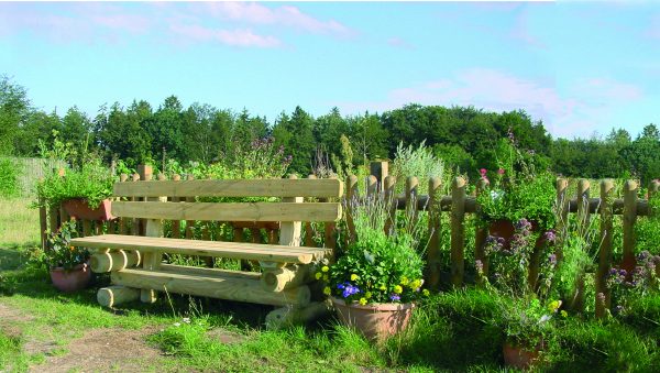 Bank mit Lehne -Robusta- 180 x 38 x 86 cm VE = 006 – Bild 3
