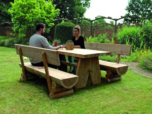 Gartenbank "Rustika" natur 1,80 m ohne Lehne VE = 006