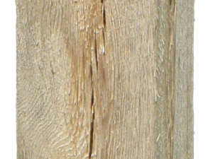 Eiche-Pfosten, sägerau, natur 100X100 mm, 2,50 m VE = 050