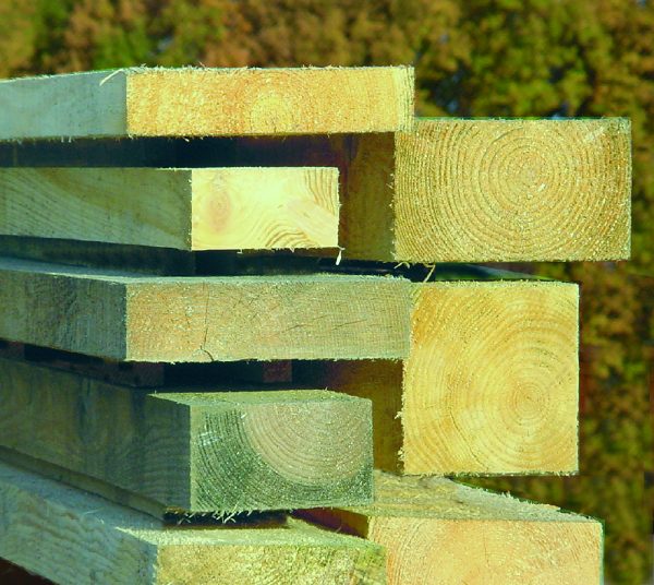 80x80 mm Ki/Fi KDI 4,00 m sägerau frisch, für allgemeine Bauzwecke VE = 130 – Bild 3