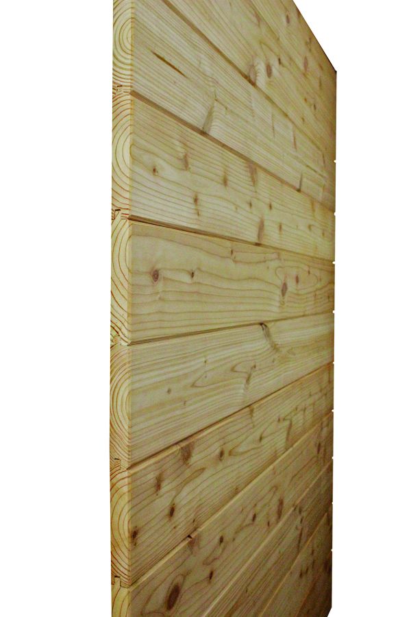 22,5X121 mm Lärche Fasebretter mit N+F (4 Stck. gebündelt) trocken L: 5,00 m – Bild 2
