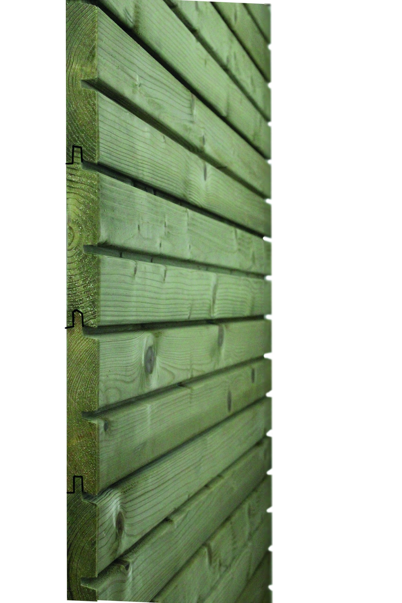 28x146 mm Fichte Doppelrhombusprofil N&F, trocken+KDI, 5,10 m zu 2 St. geb.