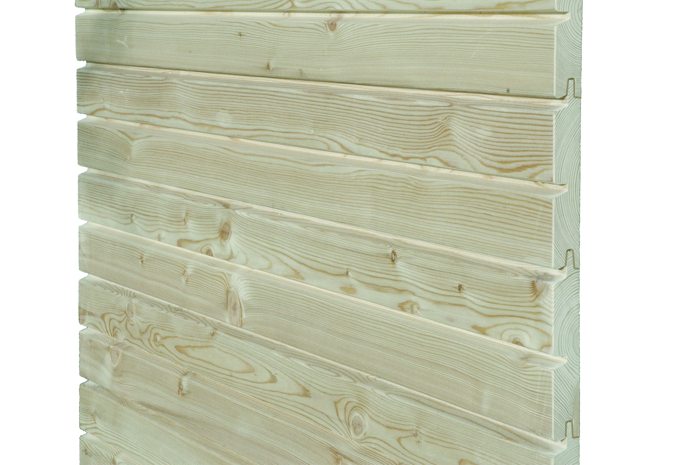 28x146 mm Fichte Doppelrhombusprofil N&F, trocken 3,00 m zu 2 Stück foliert