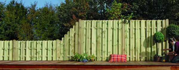 Herrera classic Staketen-Sichtschutzzaun 180 x 180 cm Zaunelement VE = 016 – Bild 2