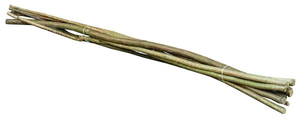 Haselnussruten, naturbelassen 1,80 m ca. Ø10-30 mm, 25 Stck./ Bund VE = 006