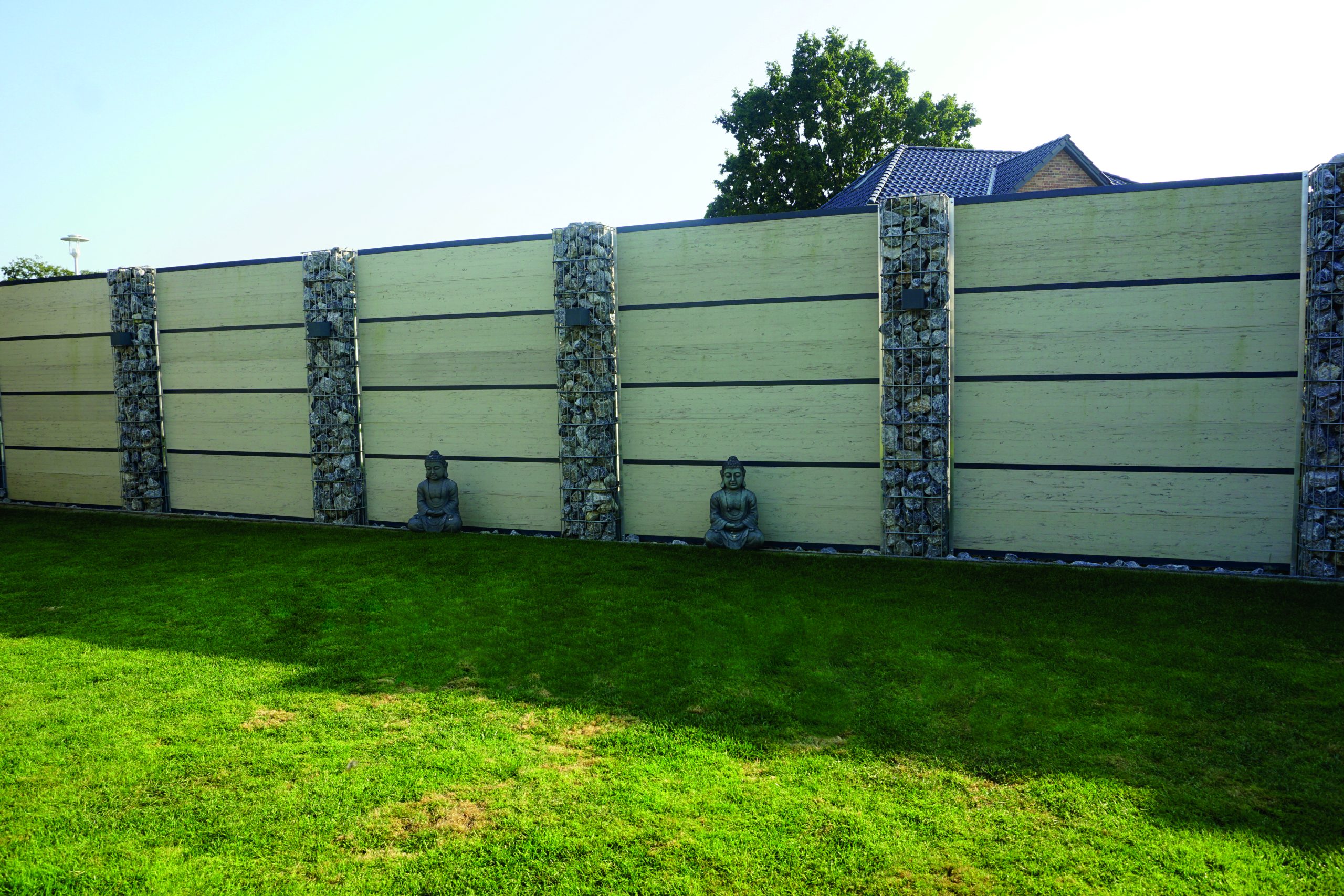 Kingston Systemzaun Zierleiste 1780 mm, Alu Anthrazit, 30 x 20 mm – Bild 3