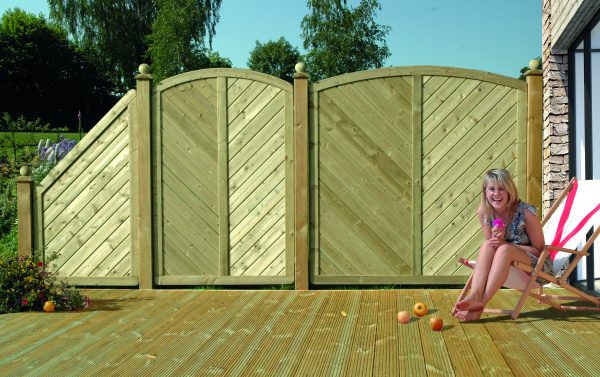 Lyon Dichtelement Fichte KDI 180x180x165 cm mit Rankgitter VE = 012 – Bild 2