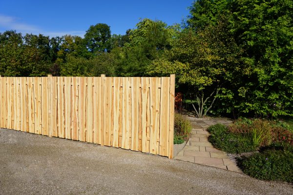Bohlenzaun Ponderosa Exklusiv, gehobelt 180 x 150 cm, Lärche KD 18 % VE = 016 – Bild 2
