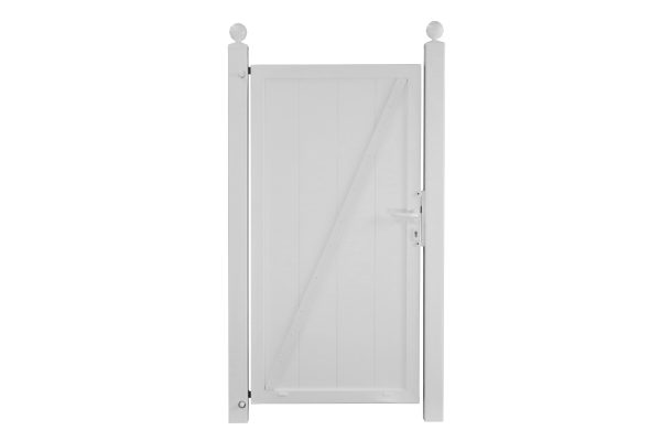 JODA Exklusiv Tür weiß ohne Beschlag 90x180 cm, DIN links Pflegeleicht aus langlebigem Fenster-PVC