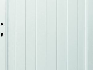 JODA Easy Tür weiß ohne Beschlag 90x180 cm, DIN rechts Pflegeleicht aus langlebigem Fenster-PVC