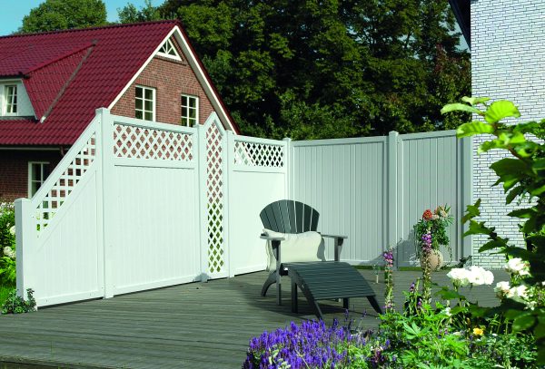 JODA Easy Dichtelement weiß 180x180 cm Pflegeleicht aus langlebigem Fenster-PVC