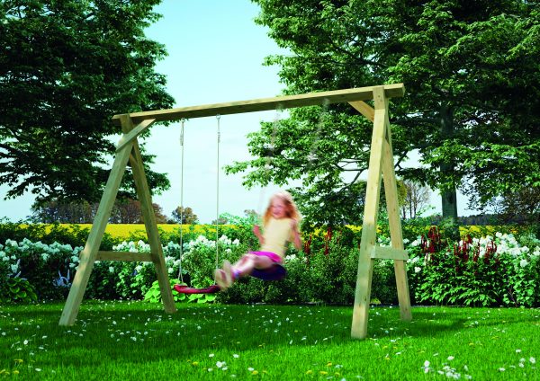 Freddy Kantholz-Doppelschaukel, Lärche 300 x 190 x 213 cm VE = 006 – Bild 2