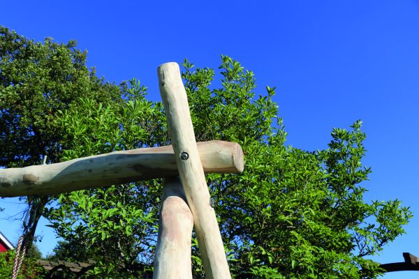 Mia Doppelschaukel, Robinie 350x200x234 cm, nach EN 71-3 gefertigt VE = 004 – Bild 3