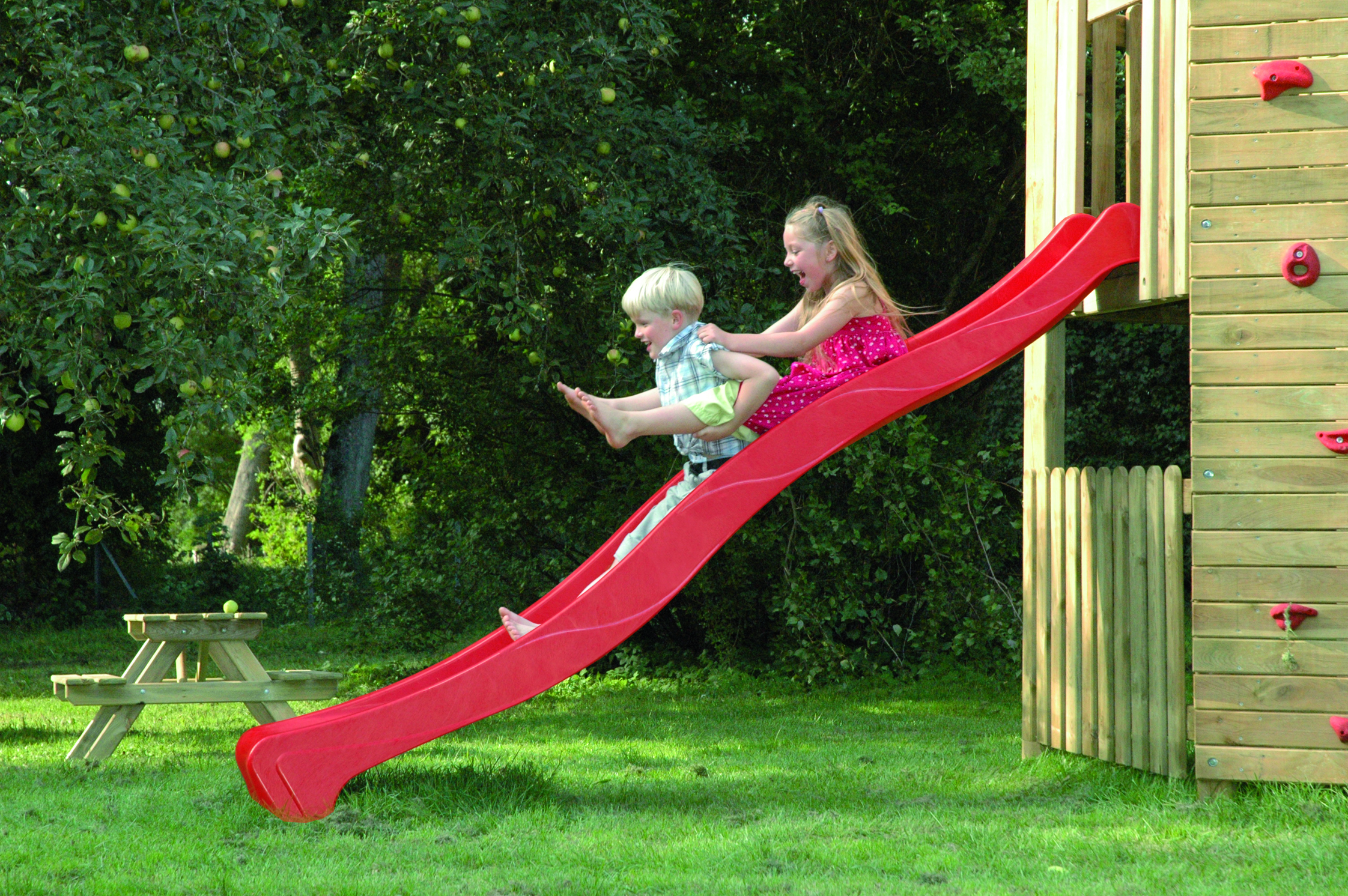 Rutschwanne, groß, rot für Podesthöhe 150 cm VE = 070 – Bild 2