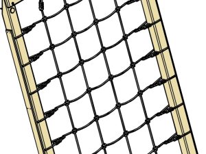 Kletternetz 70° "Rasmus" 150x230 cm Nadelholz KDI, TÜV-geprüft VE = 000