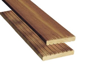 Bangkirai Terrassendiele Kombiprofil 25x145 mm, Länge 4880 mm VE = 126, FSC-zertifiziert (FSC 100%)