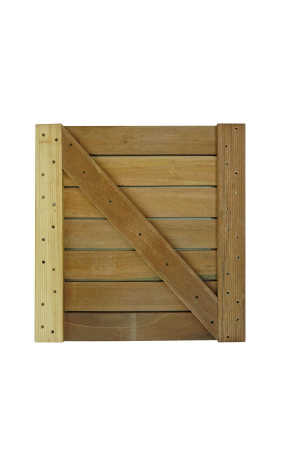 Bangkirai Holzfliesen 500x500 mm VE = 128, FSC-zertifiziert (FSC 100%)