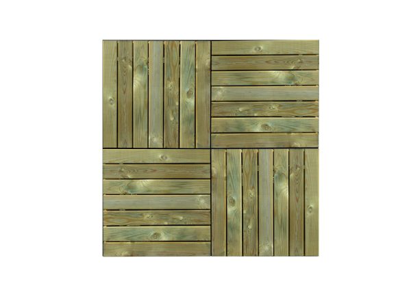 Holzfliesen >32< -KDI- glatt 50X50 cm VE = 116 – Bild 3