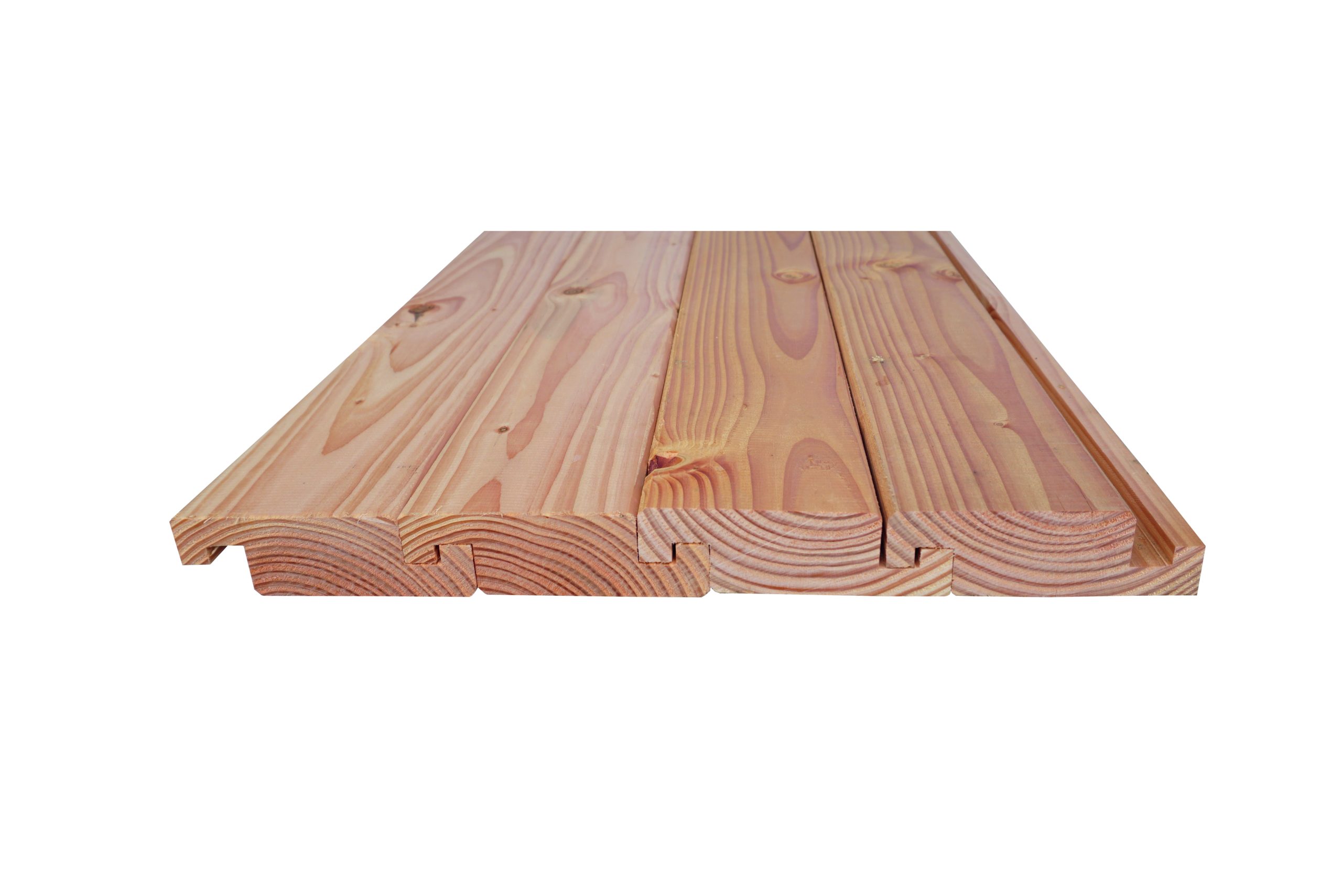 44x145 mm Lärche Belagsprofil Länge: 2,0 m VE = 054