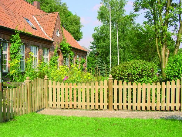 Eiderzaun >95< classic Doppeltor 300 x 90/100 cm VE = 000 – Bild 2