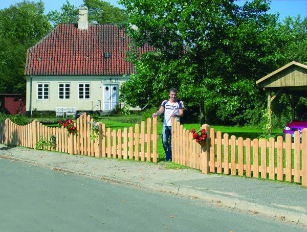 Eiderzaun Premium >95< natur 180 x 80/65 cm VE = 025 – Bild 2