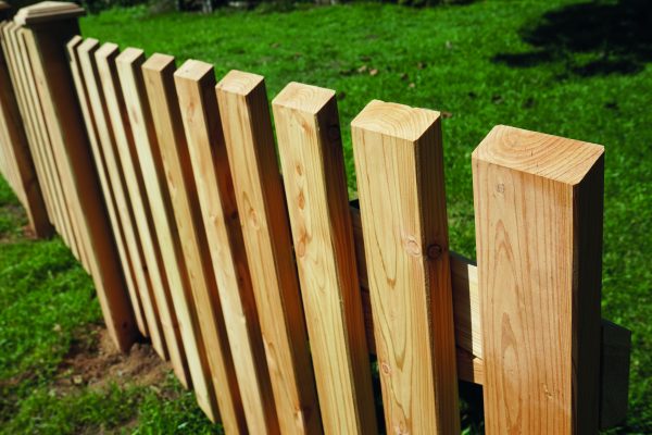 Fördezaun 30X95 mm, 180x80 cm Lärche, KD VE = 020 – Bild 6