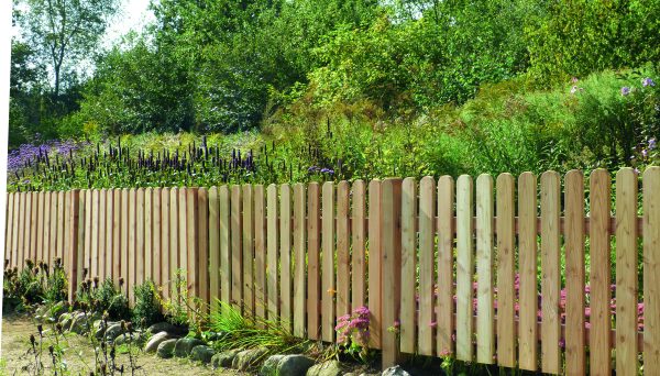Frieslandzaun natur mit Unterbogen 180 x 80/70/80cm VE = 020 – Bild 3