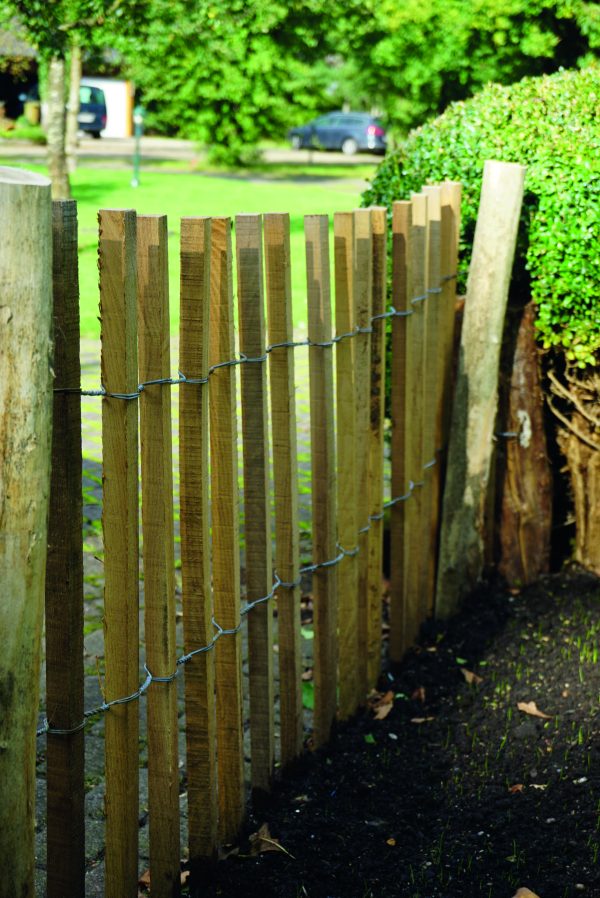 Haselnuss Pforte Lattenabstand 7-8 cm 100 x 90 cm, inkl. Beschlag VE = 005 – Bild 3