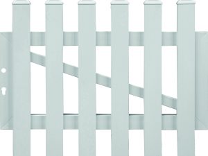 JODA Easy Pforte weiß ohne Beschlag 1010x750 mm gerade, DIN links Pflegeleicht aus langlebigem Fenster-PVC