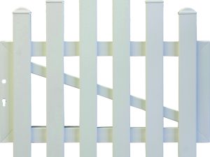 JODA Easy Pforte weiß ohne Beschlag 1010x750/850 mm Oberbogen, DIN links Pflegeleicht aus langlebigem Fenster-PVC