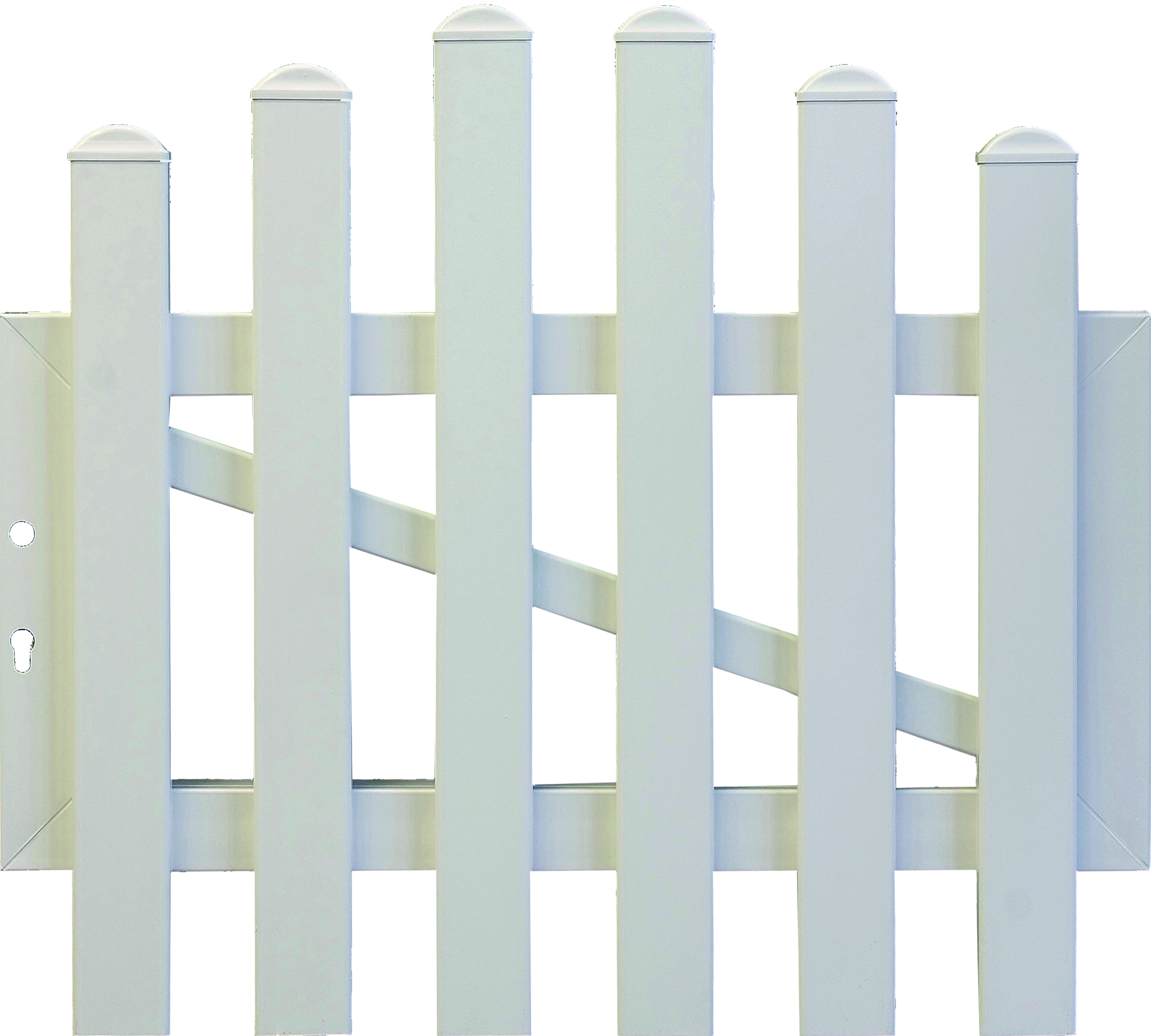 JODA Easy Pforte weiß ohne Beschlag 1010x750/850 mm Oberbogen, DIN rechts Pflegeleicht aus langlebigem Fenster-PVC