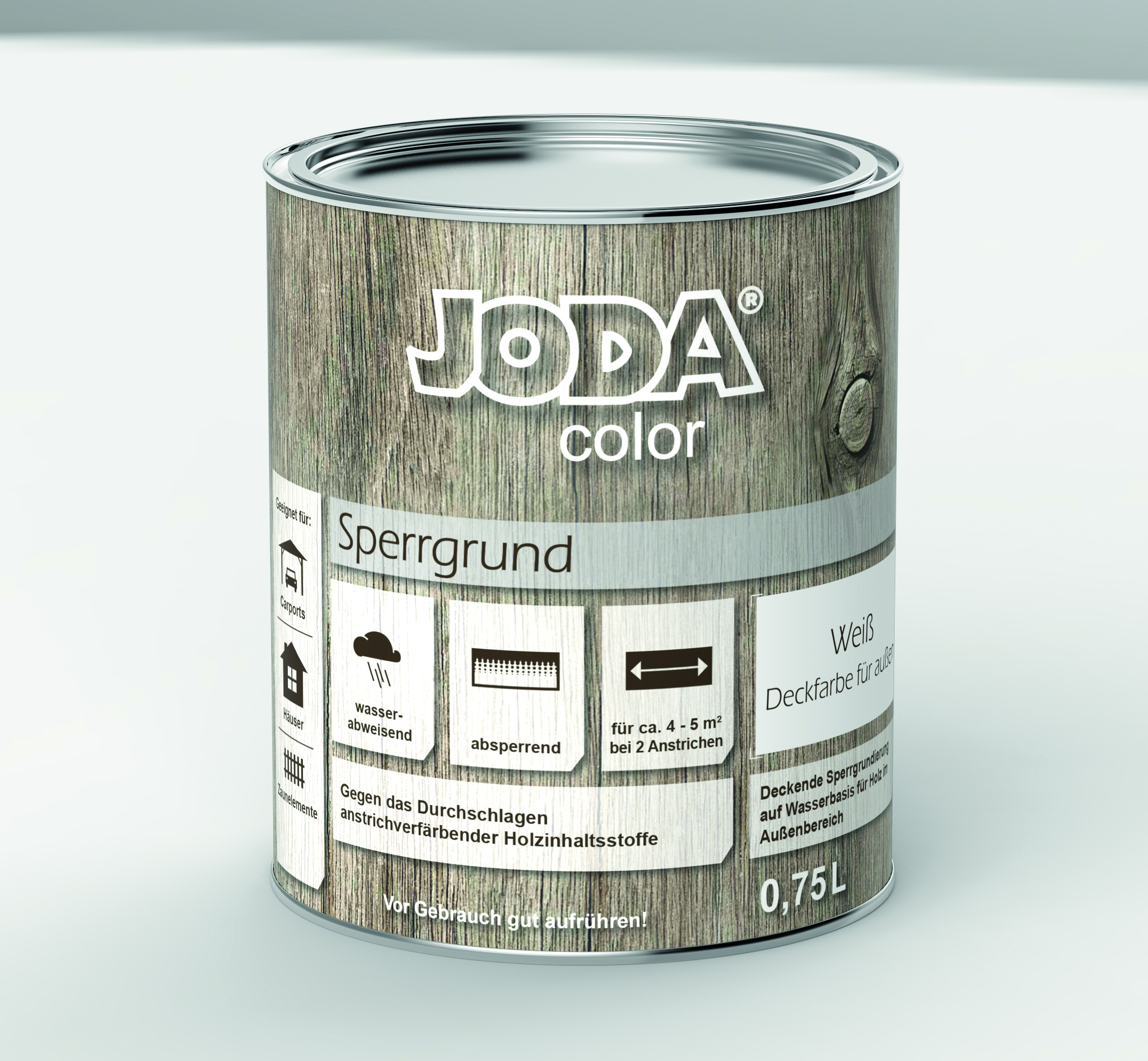 Joda®color Sperrgrund 0,75 l Weiß VE = 006