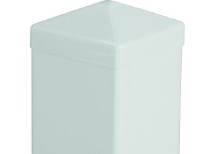 JODA Pfostenkappe Pyramide weiß für Kunststoffpfosten Pflegeleicht aus langlebigem Fenster-PVC