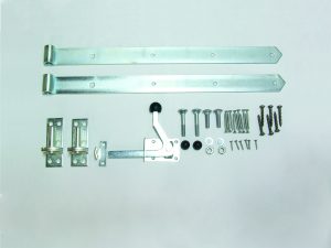 Beschlag Einzeltor mit geradem Riegel verzinkt (Paket Nr. 1A) VE = 000