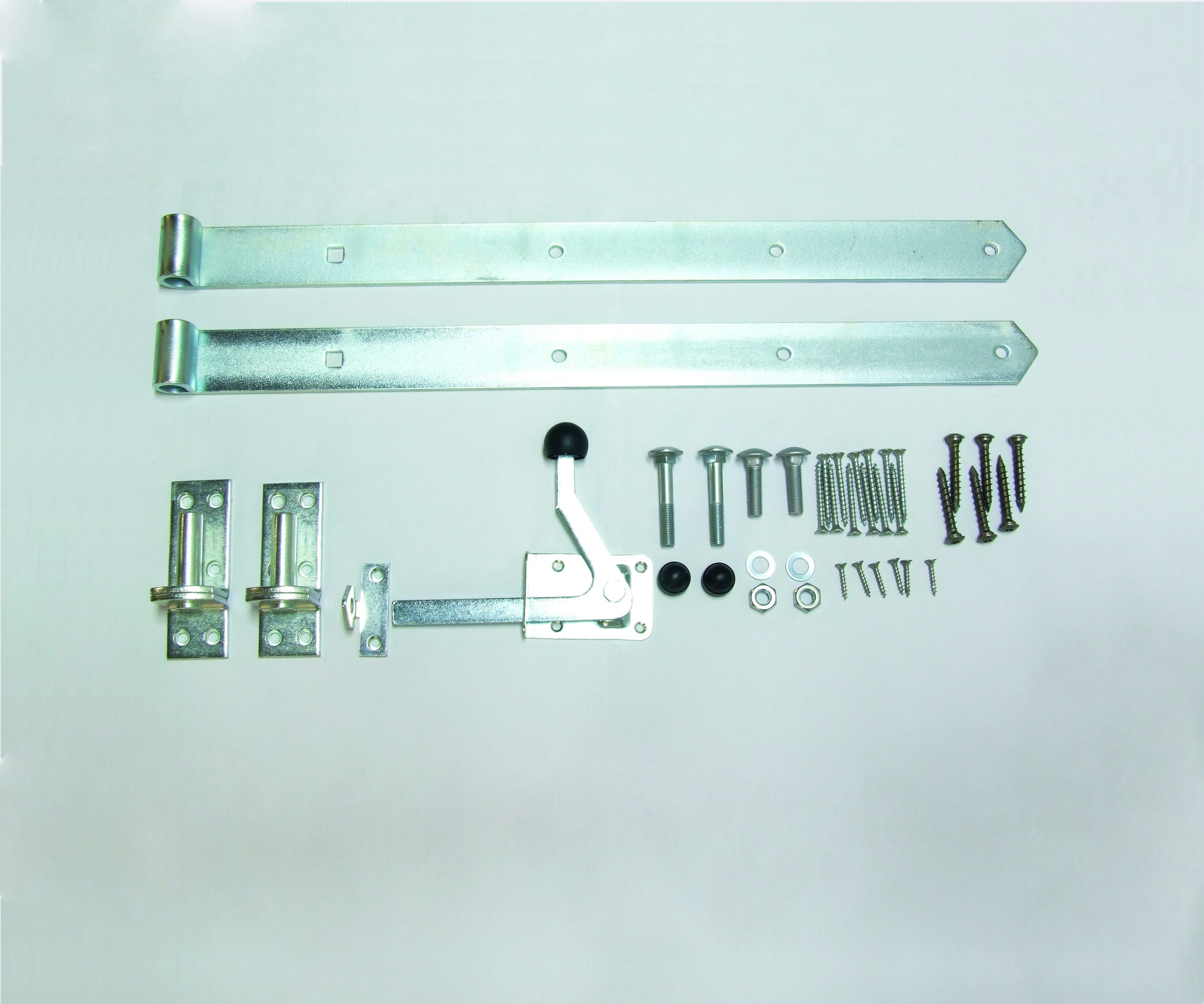 Beschlag Einzeltor mit geradem Riegel verzinkt (Paket Nr. 1A) VE = 000