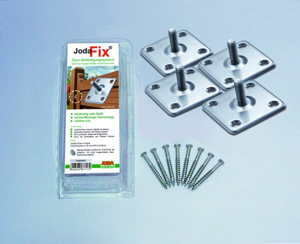 JodaFix® Edelstahl, silber 4 Stück im Blister (neue Version) VE = 040