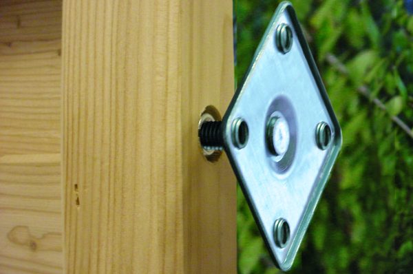 JodaFix® Edelstahl, messingfarben 4 Stück im Blister (neue Version) VE = 040 – Bild 2