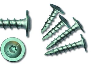 Pfostenschraube 8x50 mm (Paket á 16 Stck), sonderbeschichtet VE = 000