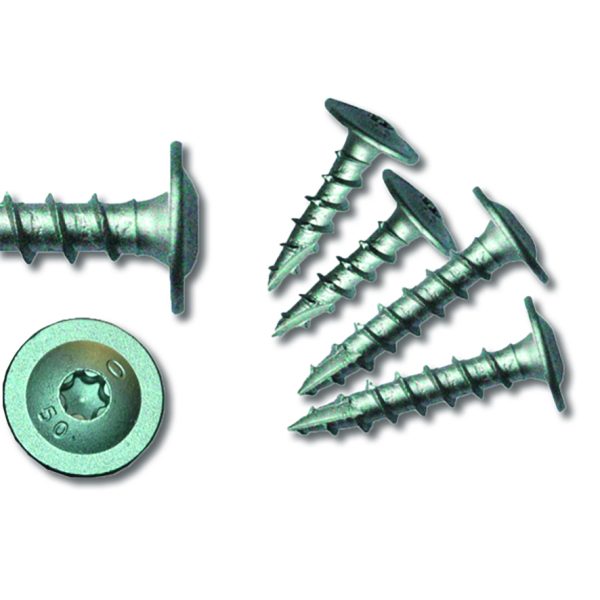 Pfostenschraube 8x40 mm (Paket á 16 Stck), sonderbeschichtet VE = 000