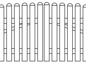 JODA Exklusiv Doppeltor dekor o. Beschl. 3340x840/940 mm Oberbogen, DIN links Pflegeleicht aus langlebigem Fenster-PVC