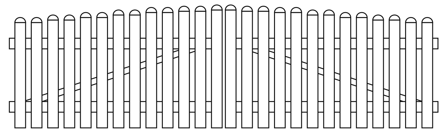 JODA Exklusiv Doppeltor dekor o. Beschl. 3340x840/940 mm Oberbogen, DIN rechts Pflegeleicht aus langlebigem Fenster-PVC