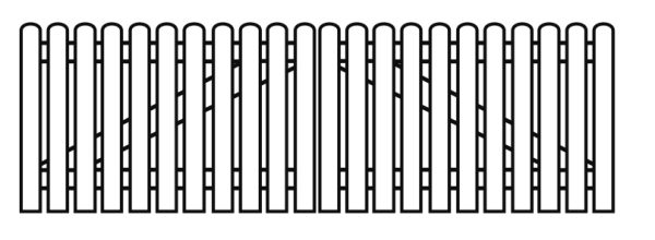 Holsteinzaun >95< natur Doppeltor 300 x 80 cm VE = 000 – Bild 4