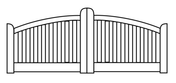 Norderney select Doppeltor 300 x 90/80/120 cm VE = 000 – Bild 3