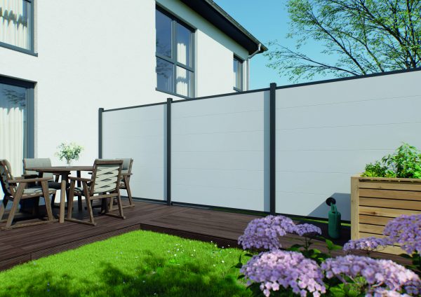 Kingston Systemzaun PVC II dekor 178x175 cm, 6 St. PVC-Paneele je 280 mm VE = 000 – Bild 21