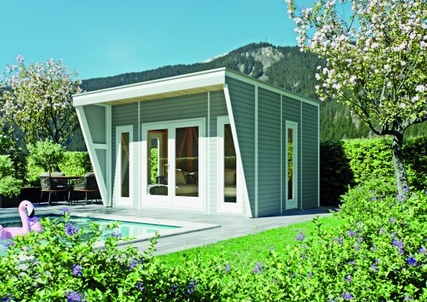Joda Gartenhaus LINZ EH 43/32 Flachdach / EPDM-Folie – Bild 2