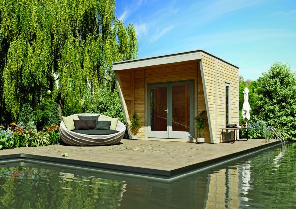Joda Gartenhaus LINZ EH 32/22 Flachdach / EPDM-Folie – Bild 2