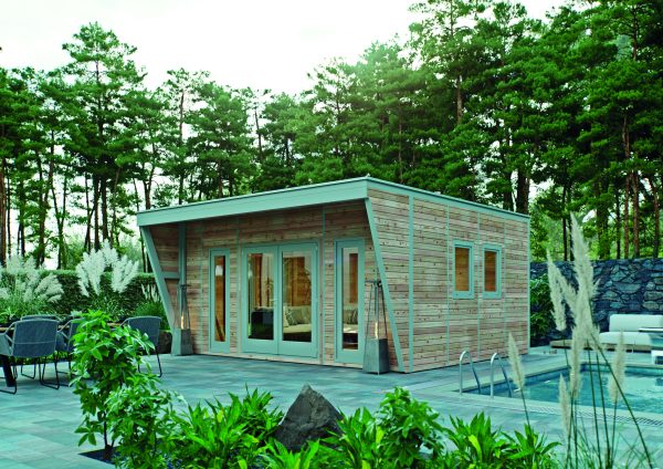 Joda Gartenhaus LINZ EH 53/43 Flachdach / EPDM-Folie – Bild 2