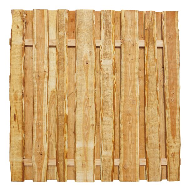Bohlenzaun Ponderosa, Lärche KD 18 % 180 x 180 cm VE = 016