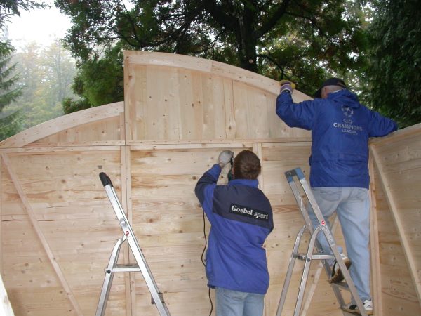 Blockhaus Nautic 30/30 - 28 mm 300 x 300 cm – Bild 7